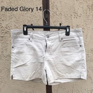 Faded Glory Khaki Shorts