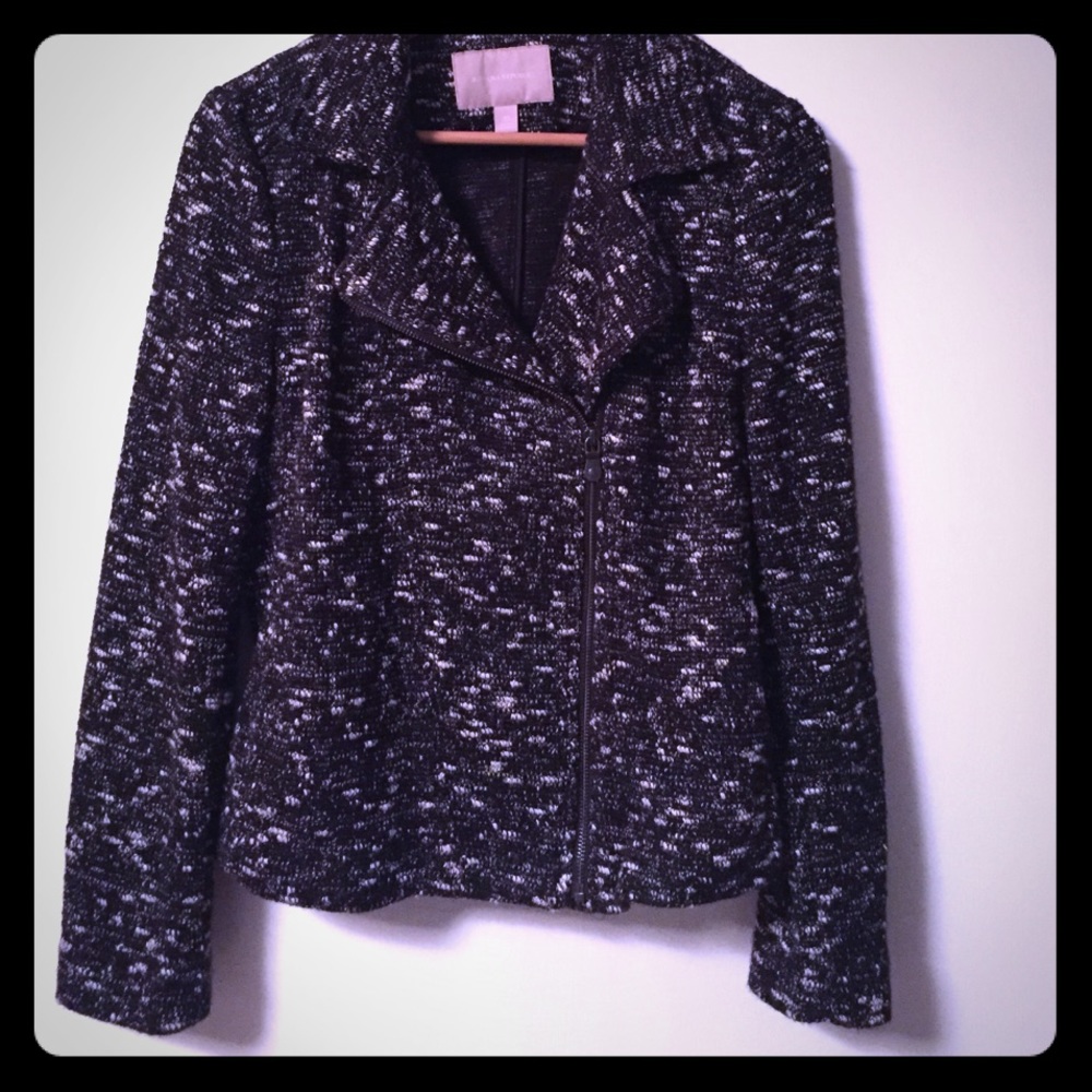 Banana Republic asymmetrical zip  sweater jacket