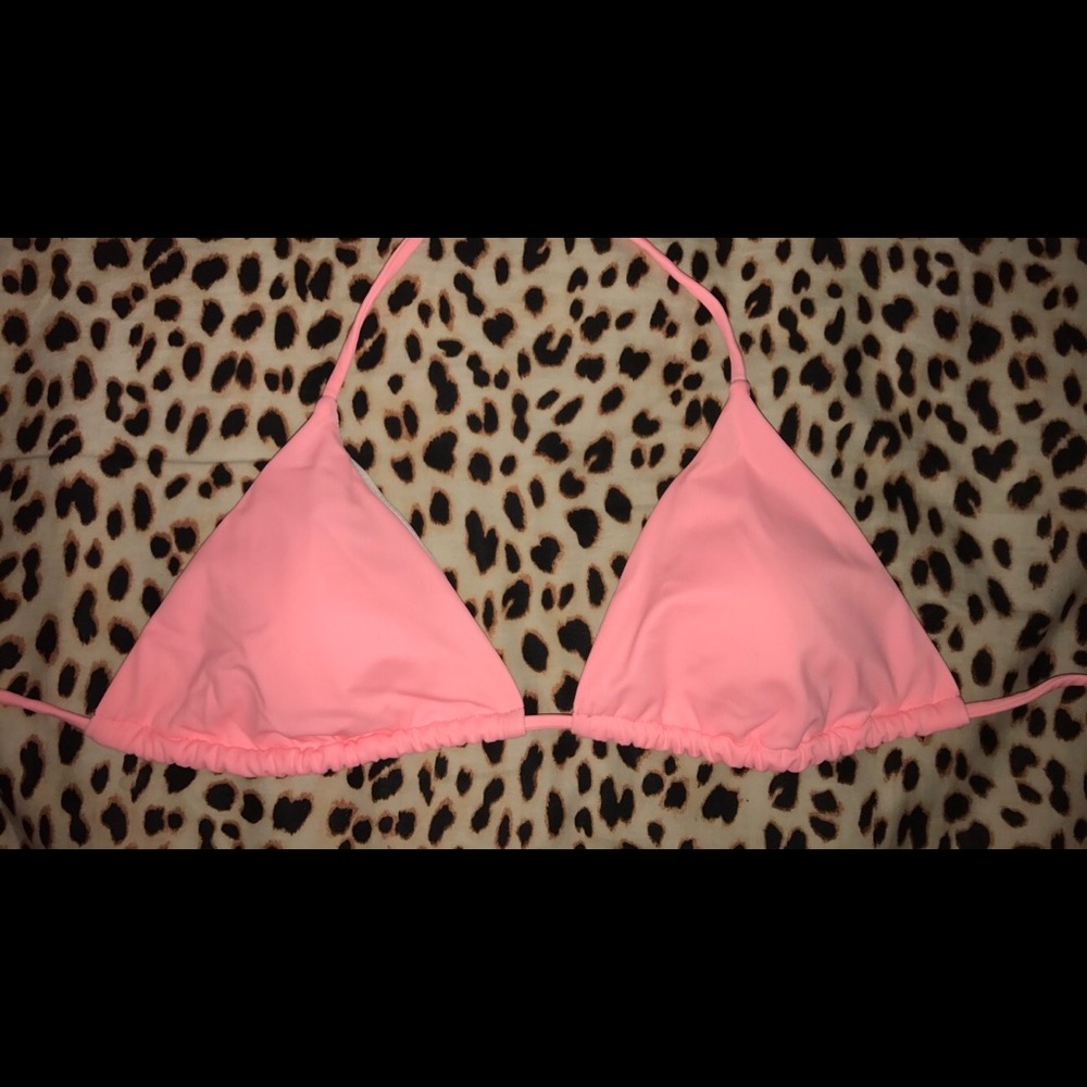 Victoria's Secret coral triangle bikini, medium