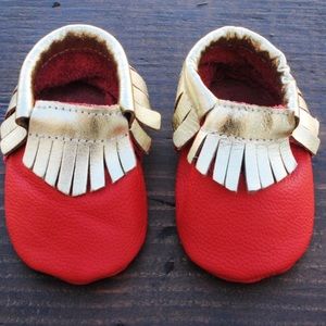 Leather Baby Moccasins