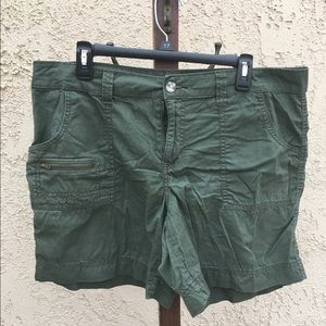 Faded Glory Green Shorts