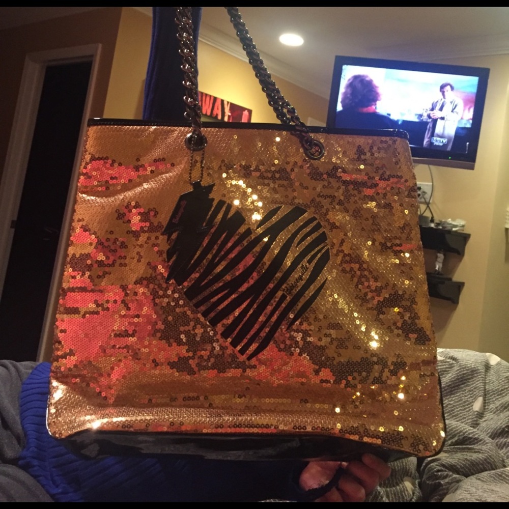 Gold tote Bag