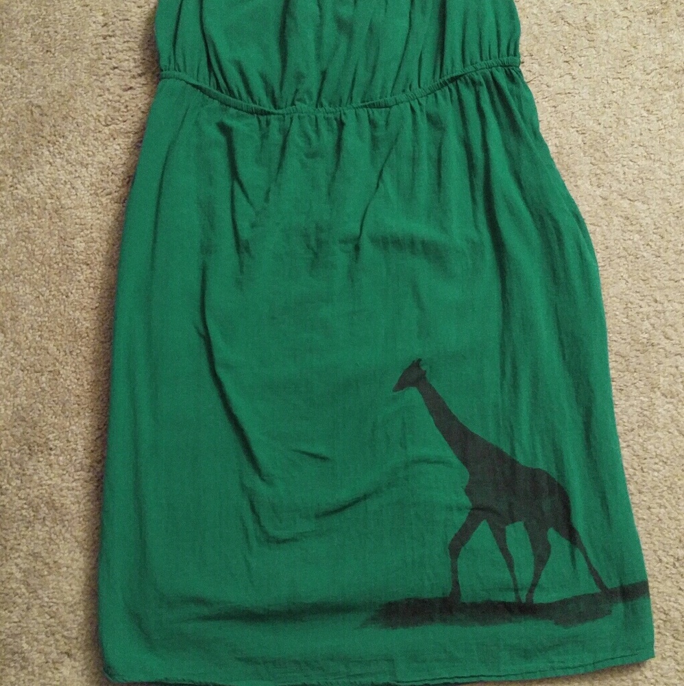 UNIQUE HANDPAINTED Dress with POCKETS!