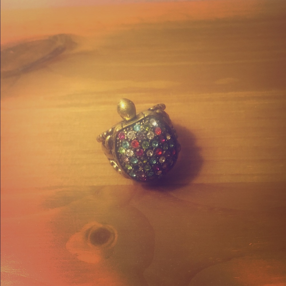 Fossil Turtle Ring "Here's To Love"