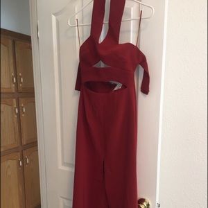 SOLACE London Red Prom dress