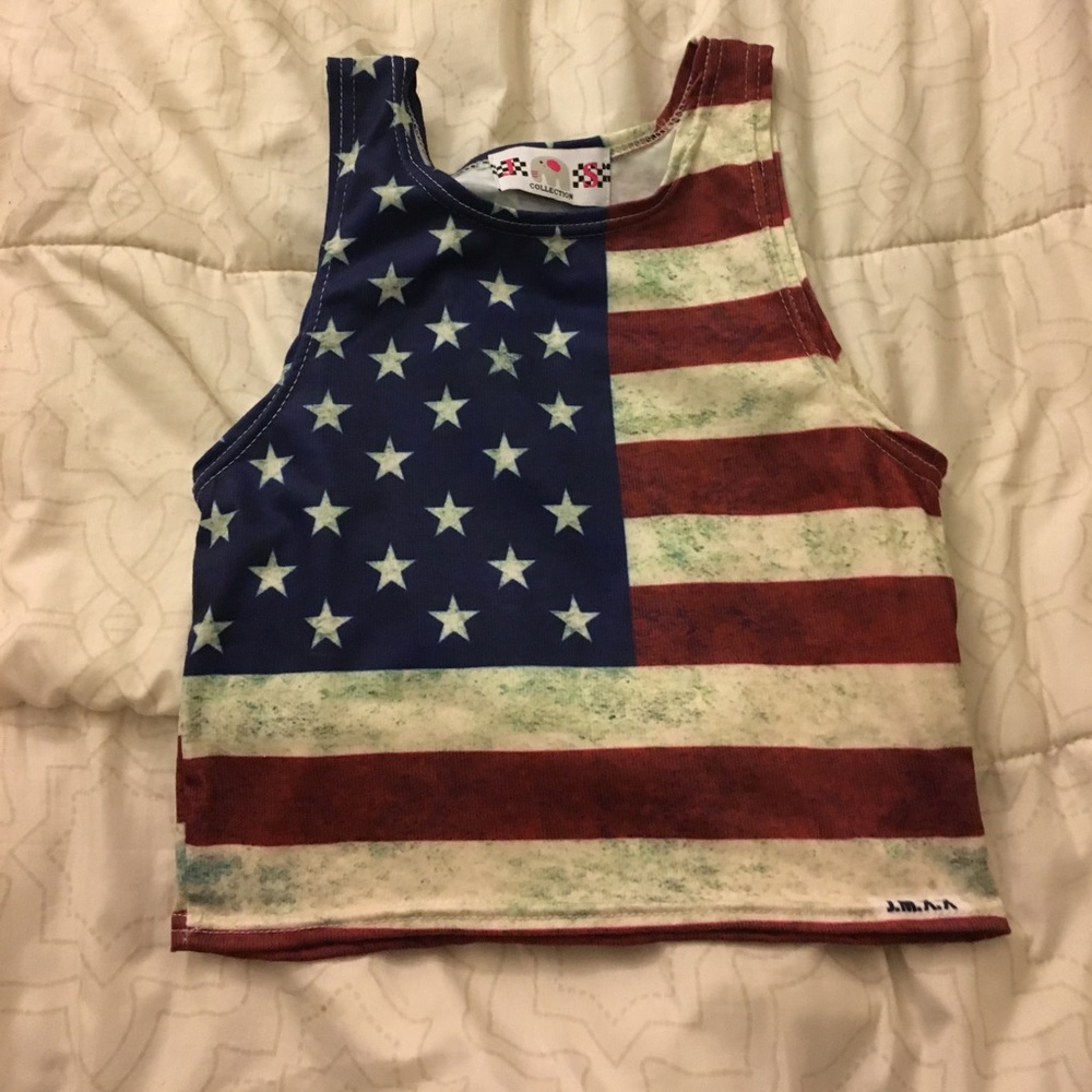 USA CROP TOP