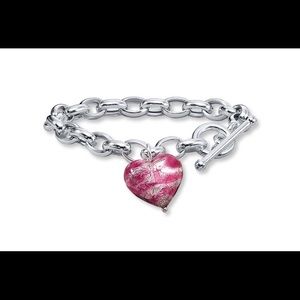 Pink Heart Bracelet & Necklace