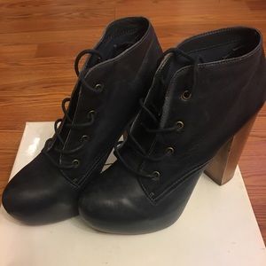 Steve Madden Crazizie Blue Leath