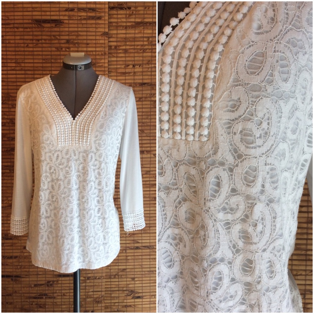 A really nice white v neck!