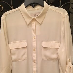 Ann Taylor Loft Utility Shirt NWT