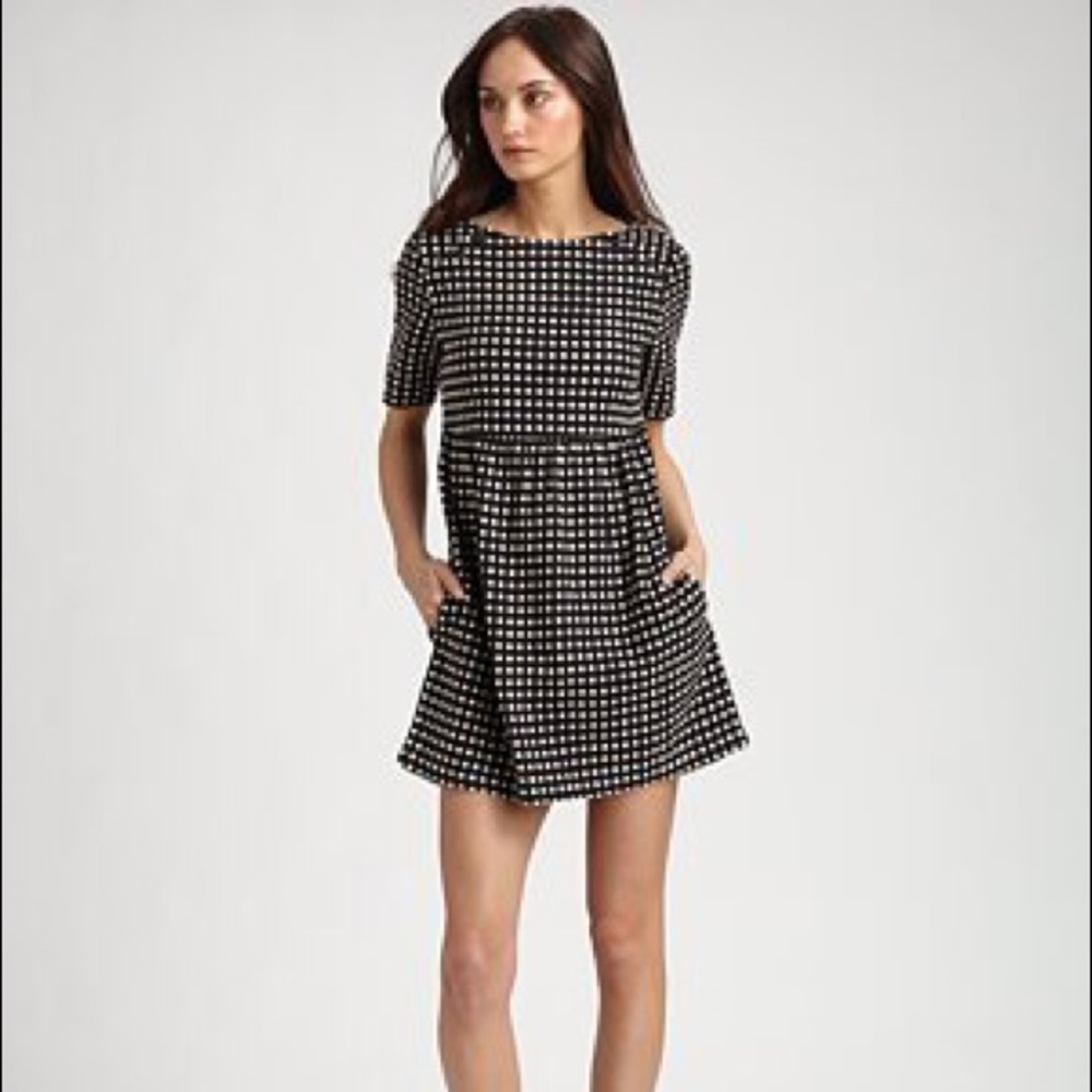 ace and jig polka dot mini dress
