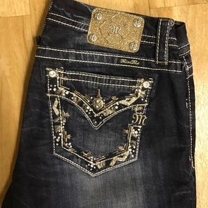 Miss Me Mid-Rise Curvy Boot stretch jeans