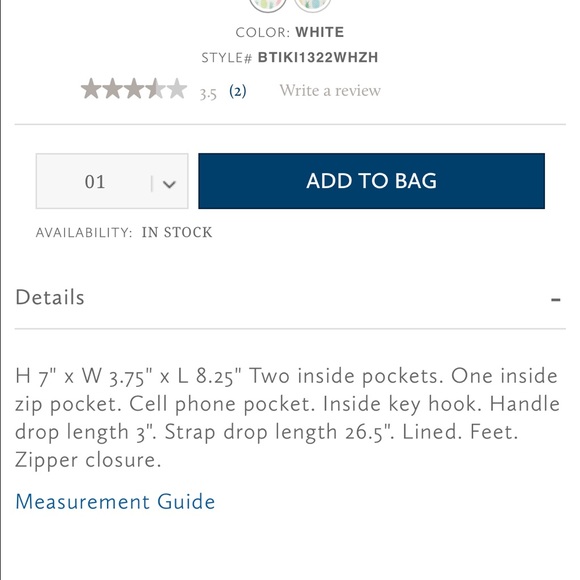 Cream mini Dooney & Burke purse! - Picture 5 of 7