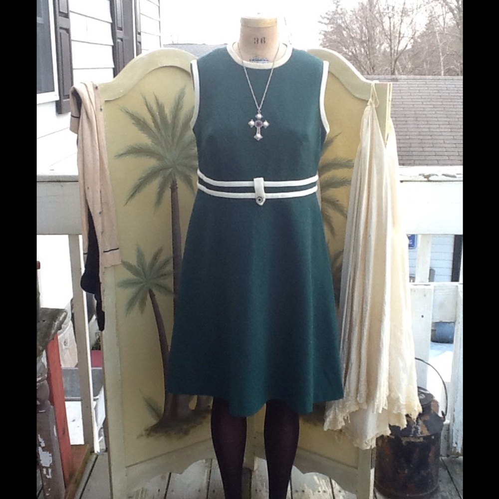 Vtg 60s/70s Knit Drsses...Bundle of 2