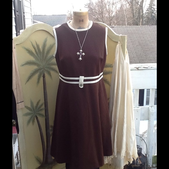 Vtg 60s/70s Knit Drsses...Bundle of 2 - Picture 3 of 4