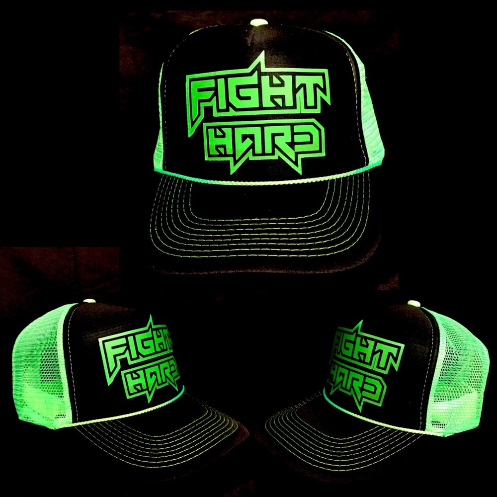 Fight Hard foam cap