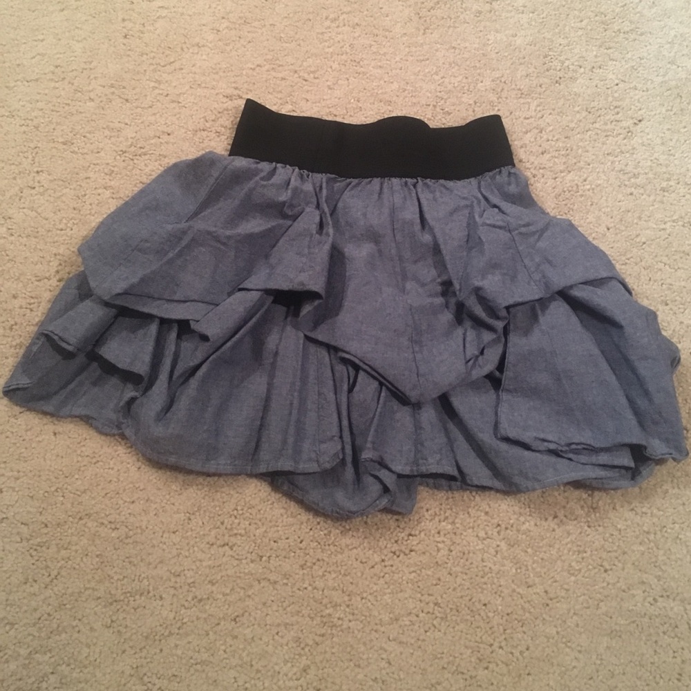 Blue skirt
