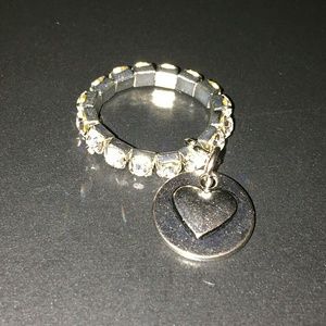 Rhinestone One Size Fits Most Ring