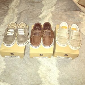 Lot of toddler sperrys