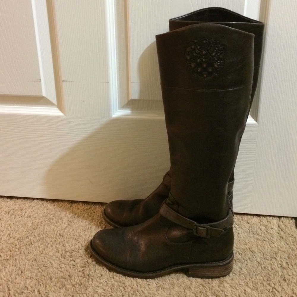 Brown Vince Camuto boots
