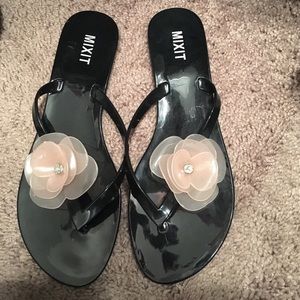 Jelly sandals!
