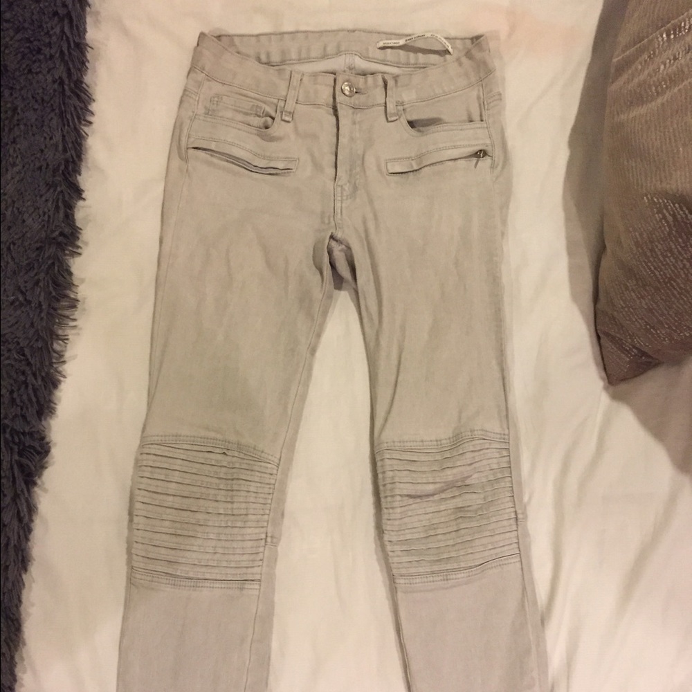 Zara Women Moto Pants