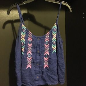 Spaghetti strap crop top