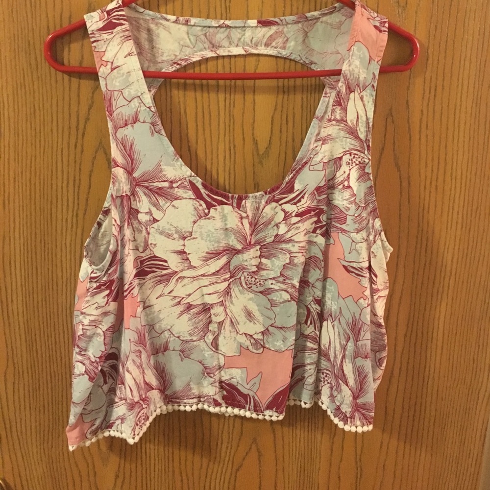 Floral crop top