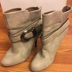 Paprika ankle heel boots