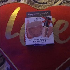 Tarte blush and matte lip paint