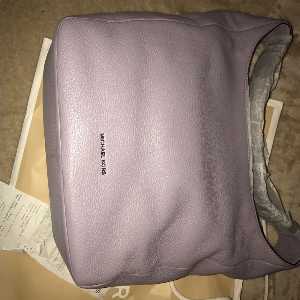 Michael Kors Lena large leather shoulder bag
