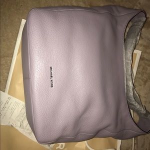 Michael Kors Lena large leather shoulder bag