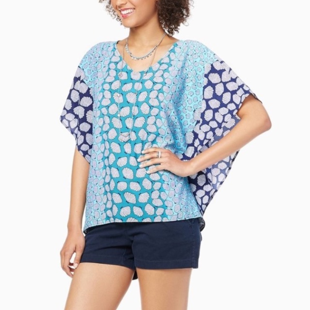 Seashell Poncho, Size: Medium/Large - image 1