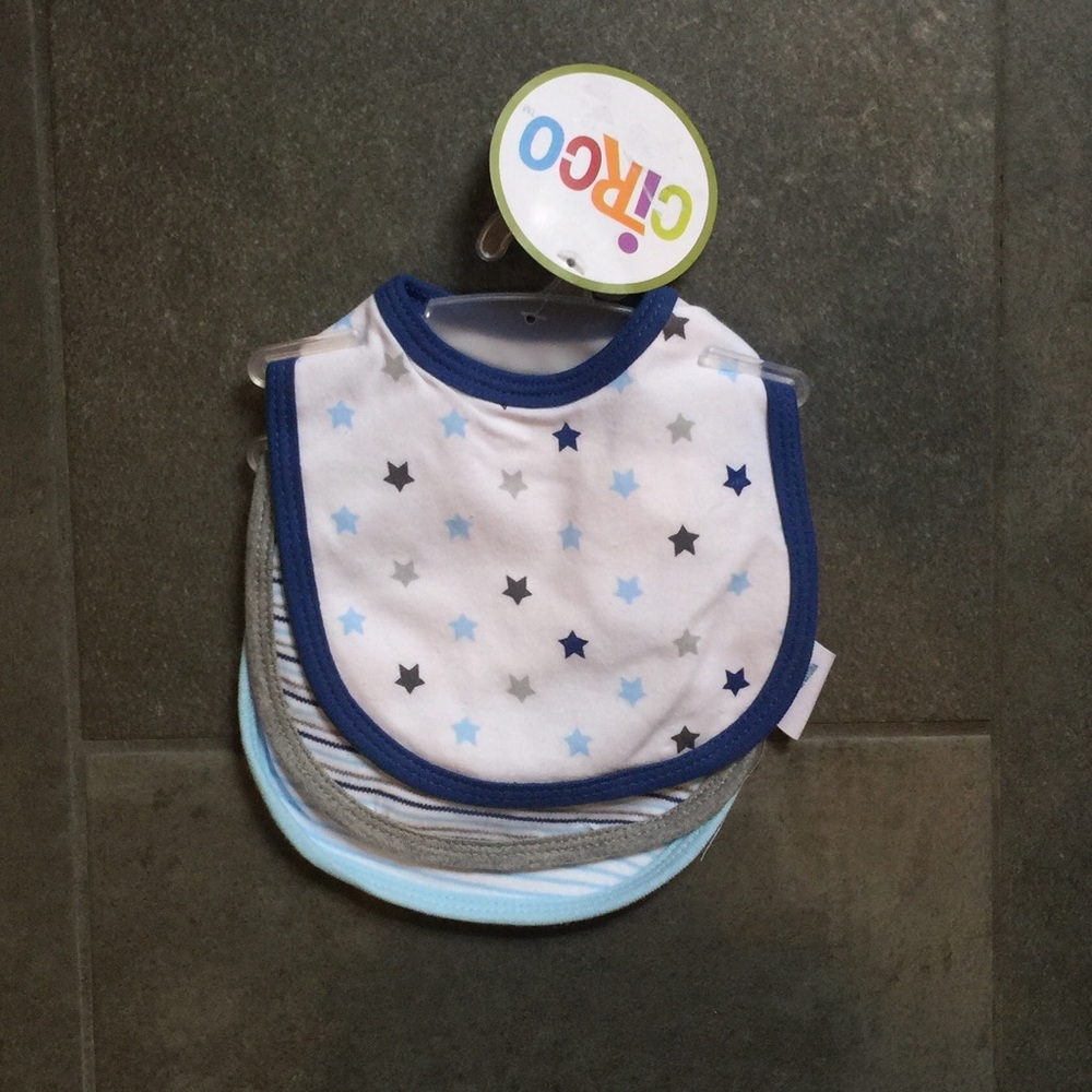New blue bibs