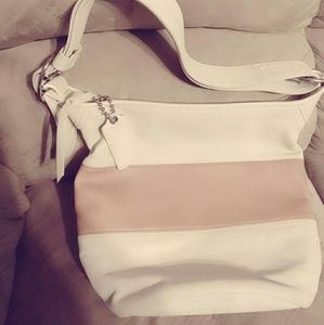 Authentic Coach bucket handbag leather