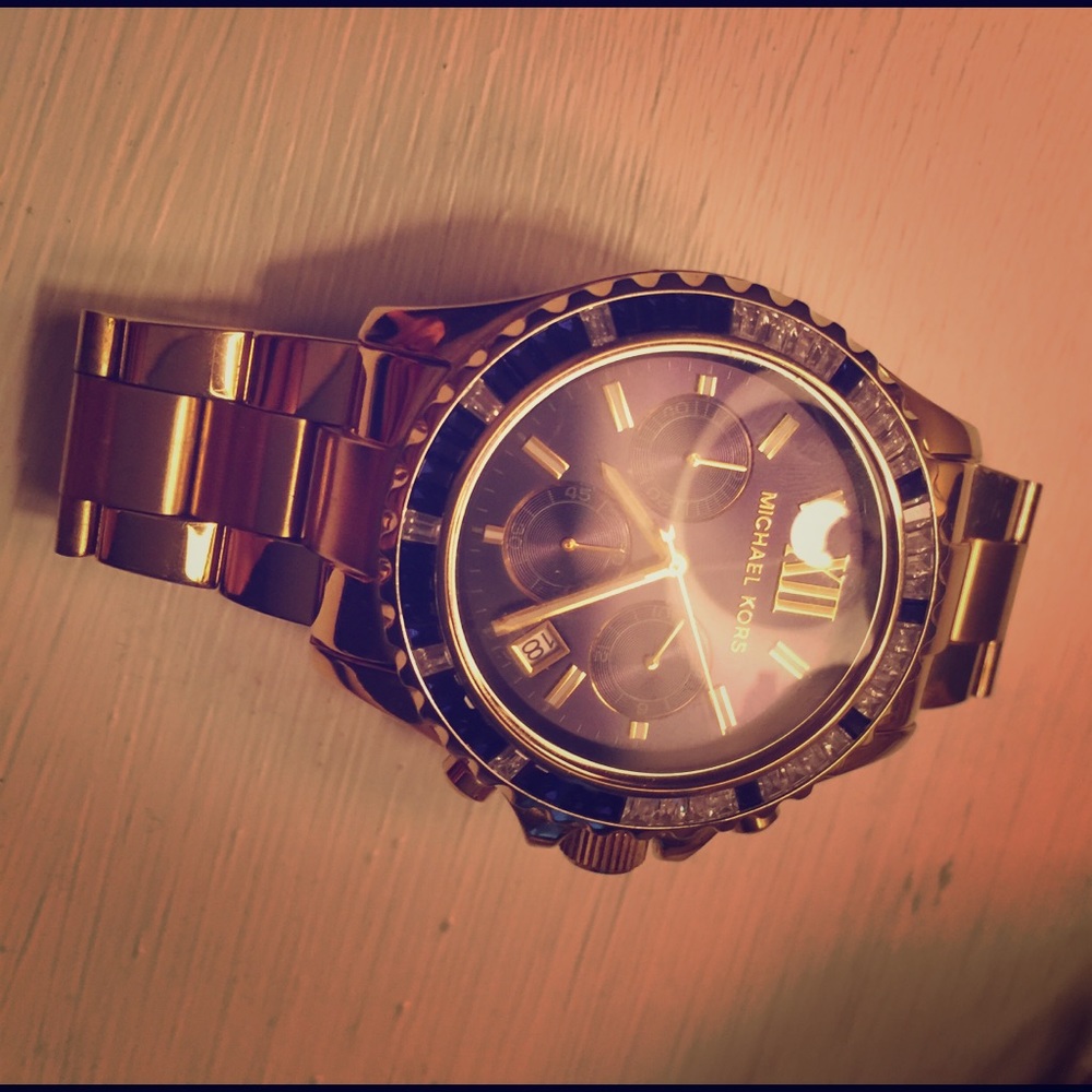 Gold Michael Kors watch