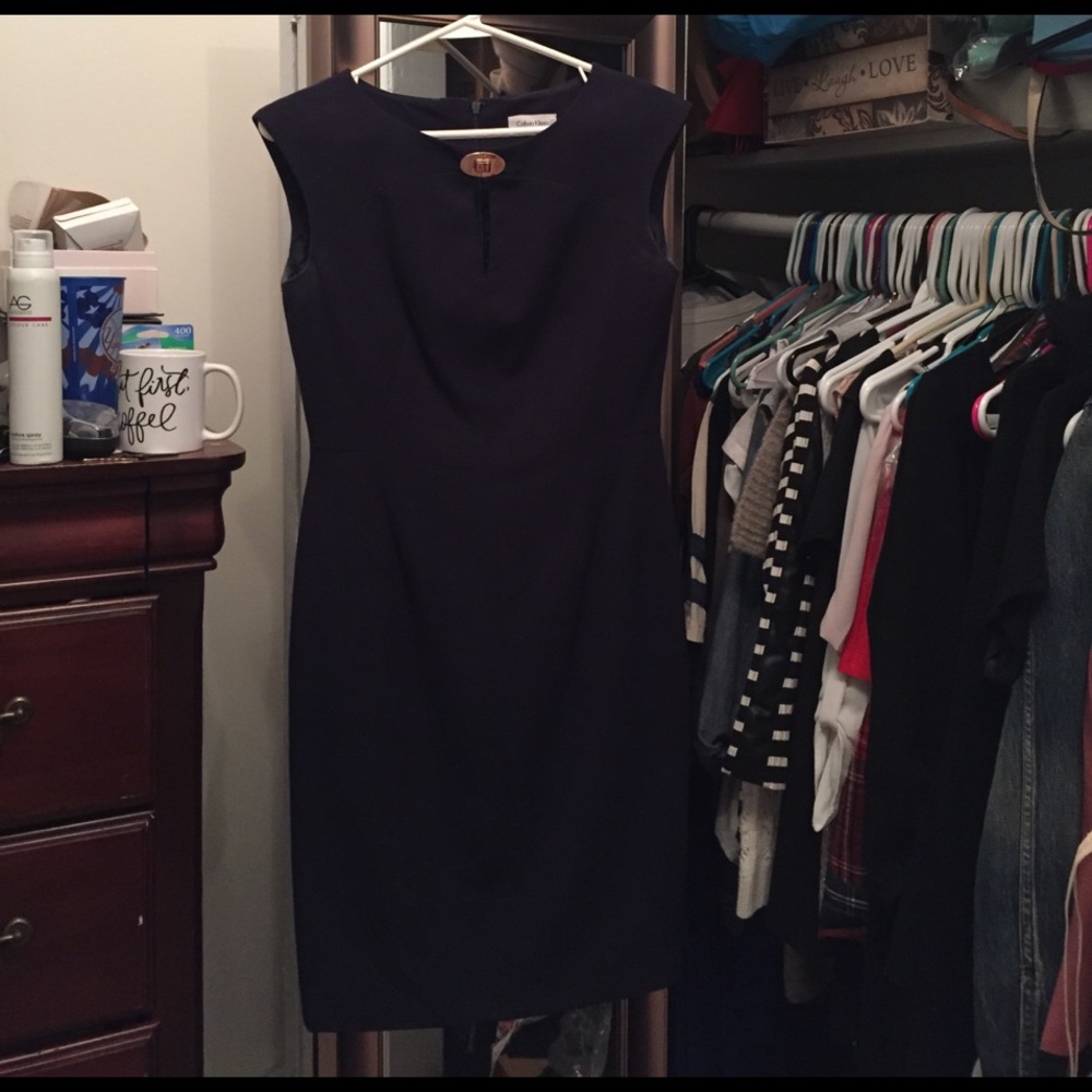 Calvin Klein navy dress
