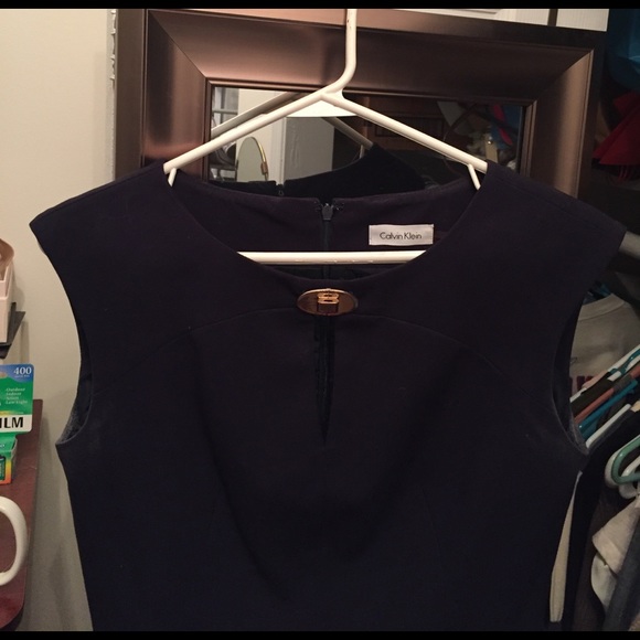Calvin Klein navy dress - Picture 2 of 3