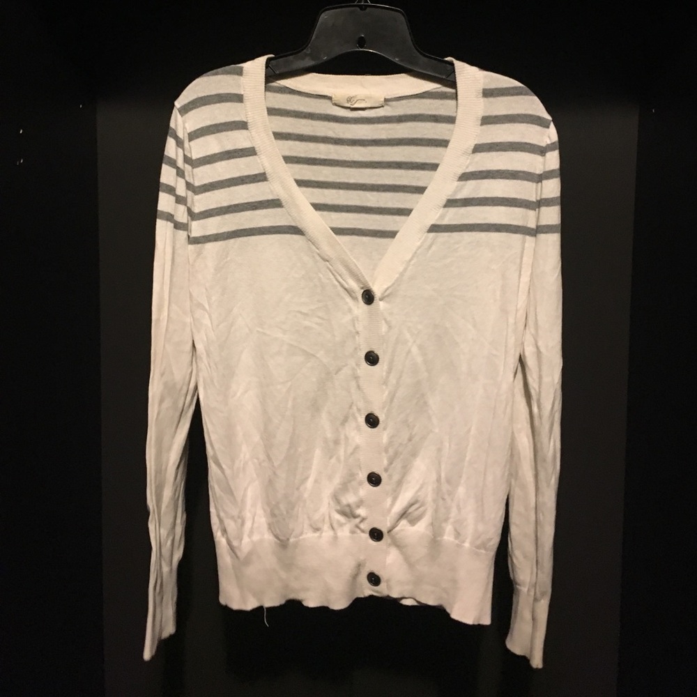 White cardigan