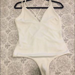 White revealing bodysuit!