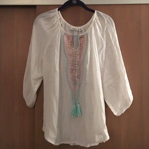 Gauze cotton top