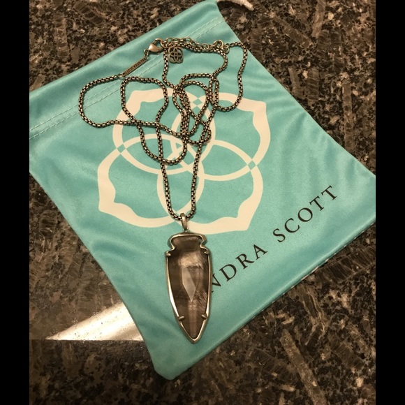 Kendra Scott Jewelry - Kendra Scott Antique Silver Kimmy Necklace