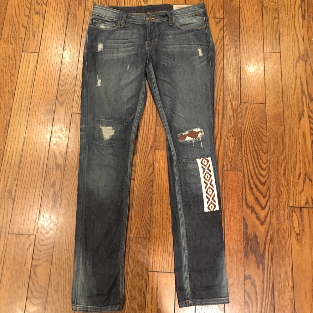 Free People straight leg jeans.