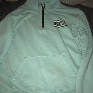 pink quarter zip hopdie