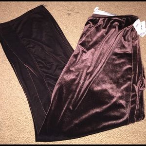 JASON MAXWELL VELVET DARK BROWN PANTS