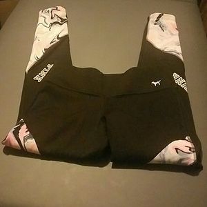 PINK ultimate reversible leggings M