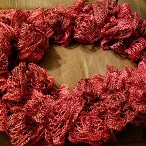 Garnet Ruffle Scarf