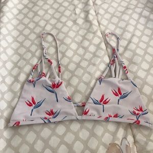 Bird of Paradise Acacia bikini top