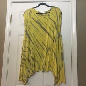 Capped Sleeve Hi-low Tunic