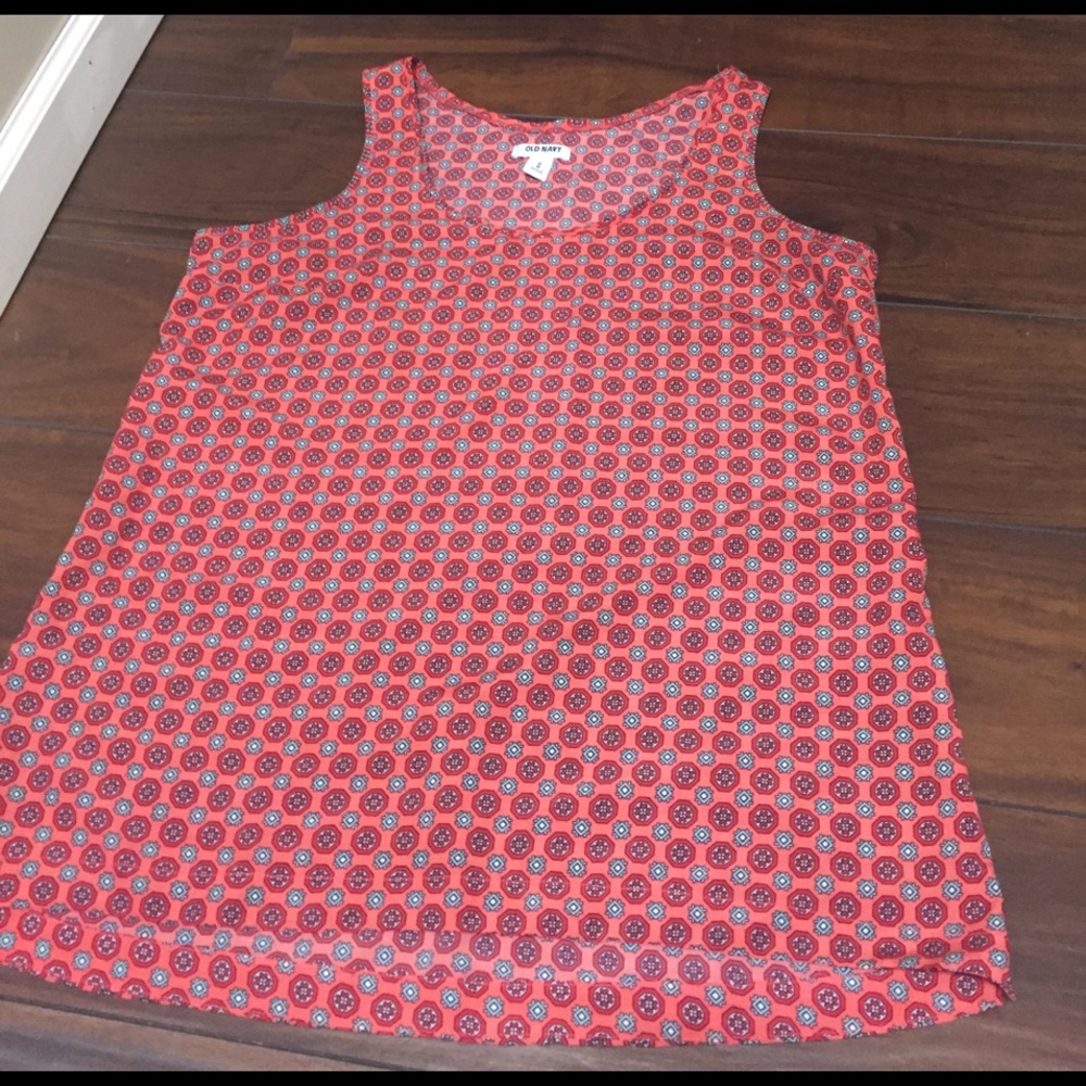 Old navy patterned tank top